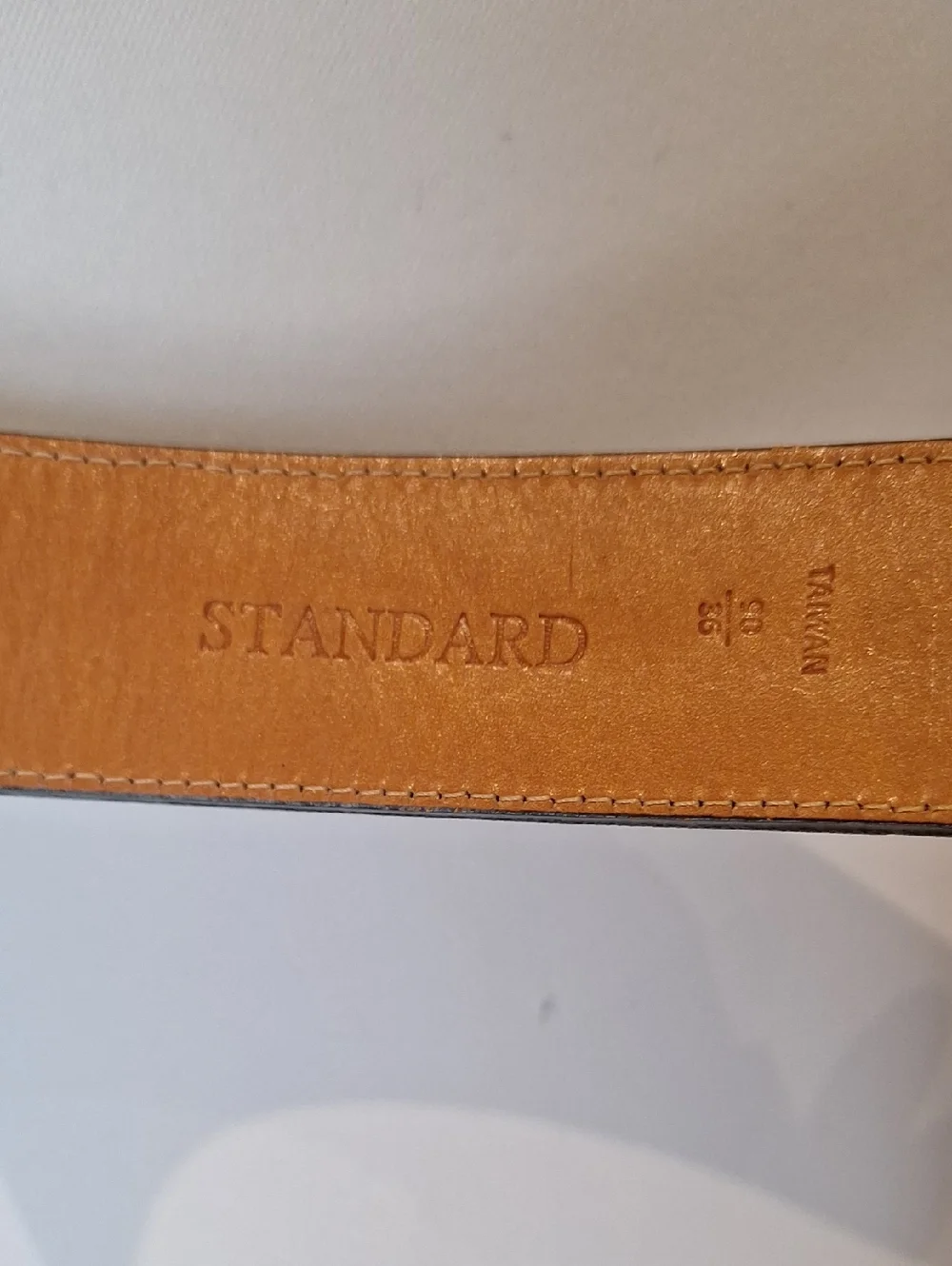 Polo Ralph Lauren Classic Briwn Leather & Olive Cavas On Leather Men's Belt